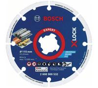 Bosch EXPERT X-LOCK & 22.23mm Diamond Metal, Multi Material Cutting Disc 115mm