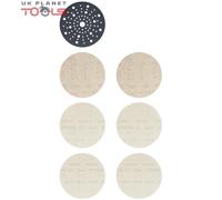 Bosch 7x EXPERT M480 Starter Kits (for Paint on wood, Hardwood, Ø 150 mm, Grit 2x80, 2x120, 2x180, Professional Accessory Random Orbital Sander, Orbital Sander)