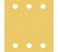Bosch 50x EXPERT C470 Sandpaper (for Paint on wood, Hardwood, Ø 115x107 mm, Grit 120, Professional Accessory Orbital Sander)