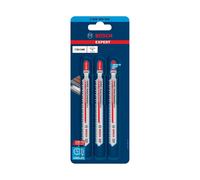 Bosch 2608902471 Expert T301Chm Carbide Clean Jigsaw Blade For Plastic Composites 117Mm 8Tpi (Pack Of 3) BOS-2608902471