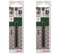 Bosch 2609255007 Metal Drill Bits HSS-R with Diameter 4.0mm (Pack of 2)