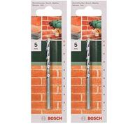 Bosch 2609255422 85mm Masonry Drill Bit with Diameter 5mm (Pack of 2)