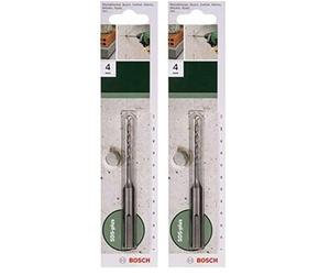 Bosch 2609255500 110mm SDS-Plus Hammer Drill Bit with Diameter 4mm (Pack of 2)
