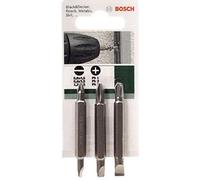 Bosch 2609255959 Double Ended 60mm Screwdriver Bit Set with Standard Quality (3 Pieces)
