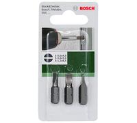 Bosch 2609255963 25mm Screwdriver Bit Set in Standard Quality (3 Pieces)