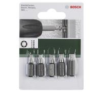 Bosch 2609255970 25mm Torx Screwdriver Bit Set in Standard Quality (5 Pieces)