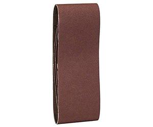 Bosch 2609256208 Abrasive Belts for Belt Sander 75 x 457 mm Grit Size 150 Set of 3