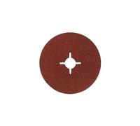 Bosch 2609256248 Fibre Sanding Disc Set for Angle Grinder Clamped for Wood and Metal 115 mm Disc 22 mm Bore 12 Pieces Mixed Grit