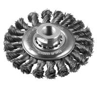 Bosch 2609256509 M14 100mm Stainless Wire Wheel Knotted Wire