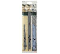 Bosch 2609256715 Sabre Saw Blade Set 1 x S 922 EF 1 x S 644 D 1 x S 1111 K (3 Pieces)