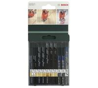 Bosch 2609256775 Jigsaw Blade Set U 19 Bo U 1 Ao U 111 C U 111 D U 144 D U 101 B U 101 D U 18 G U 18 A U 127 D (10 Pieces)