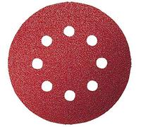 Bosch 2609256A19 Sanding Sheets for Eccentric Sanders Diameter 115 mm 8 Holes 180 Grit Pack of 5 Sheets