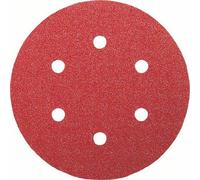 Bosch 2609256A35 Sanding Sheets for Orbital Sanders 150 mm Diameter 6 Holes 2 Sheets 60 Grain 2 Sheets 120 Grain 2 Sheets 240 Grain