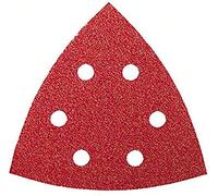 Bosch 2609256A58 Sanding Sheets for Delta Sanders 105 mm Number of Holes 6 Grit 120 Pack of 5