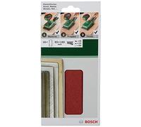 Bosch 2609256A86 Sanding Sheet Set for Orbital Sanders (10-Piece)