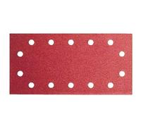 Bosch 2609256B19 Abrasive Sheets for Orbital Sanders 115 x 230 Self-Gripping System 14 Holes Grit Size 40 Pack of 10 Sheets