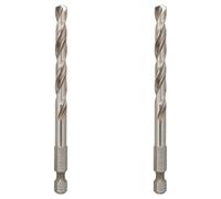 Bosch 2609390592 Pilot Drill Bit Hss-G/L, 100mm, 45cm x 40cm x 25cm, Silver (Pack of 2)