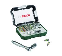 Bosch 26pc. Screwdriver Bit and Ratchet Set (PH-, PZ-, Hex-, T-, S-Bit, Accessories Drill and Screwdriver)