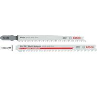 Bosch 26x T234X & Expert MultiMat T367XHM Jigsaw Blades | for Wood with tough metal, Softwood, 143 x 49 mm,
