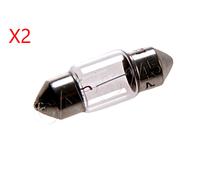 BOSCH 2pcs Bulb 12V 10W PURE LIGHT 1987302227