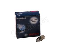 BOSCH 2pcs Bulb 12V 10W PURE LIGHT 1987302233