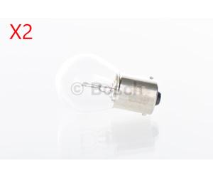 BOSCH 2pcs Bulb 24V 18W TRUCKLIGHT 1987302523