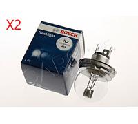 BOSCH 2pcs Bulb 24V 55/50W R2 TRUCKLIGHT 1987302421