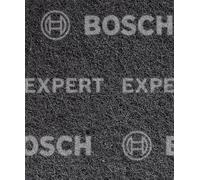 Bosch 2x EXPERT N880 Fleece Pad for Handsanding | for Steel sheets, Stainless steel, Ø 115x140 mm, Medium S, Professional Accessory Hand Sanding