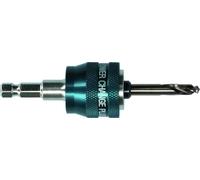 Bosch 2x EXPERT Power Change Plus Arbor with Pilot Drill | for Metal pipes and profiles, Plastics, Ø 7,15 mm, Professional Accessory Drill Driver
