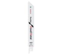 Bosch 2x Multi Material S922HF Reciprocating Saw Blade | for Wood with hard nails, Particleboard, Length 150 mm, Professional Accessory Reciprocating Saw