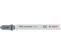 Bosch 2x PRO Laminate Clean T101BIF Jigsaw Blade (for Parquet, Solid Laminate Vinyl, PVC, Length 83 mm, Professional Accessory Jigsaw)