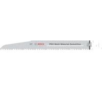 Bosch 2x PRO Multi Material S1110VF Demolition Reciprocating Saw Blade (for Wood with nails, Construction wood, Length 225 mm, Professional Accessory Reciprocating Saw)
