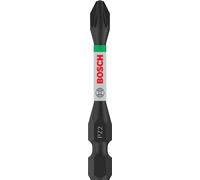 Bosch 2X PRO Pozidriv Impact Bit (125 x 50 mm, Professional Accessory Screwdriver, Screwdriver)