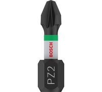 Bosch Screwdriver Bits Pro Impact Control Torsion Pozidriv PZ2 25mm Pack of 2