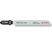 Bosch 2x PRO Soft Tile T130RF Jigsaw Blade (for Tiles, Tiles, Length 83 mm, Professional Accessory Jigsaw)