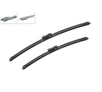 Bosch Wiper Blade Aerotwin A696S, Length: 550mm/450mm - Set of Front Wiper Blades - Only for Left-Hand Drive (EU)