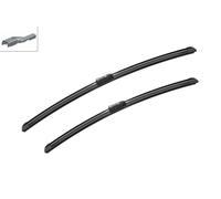 Bosch Wiper Blade Aerotwin A854S, Length: 650mm/575mm - Set of Front Wiper Blades - Only for Left-Hand Drive (EU)