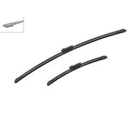 Bosch Wiper Blade Aerotwin A078S, Length: 700mm/380mm - Set of Front Wiper Blades - Only for Left-Hand Drive (EU)