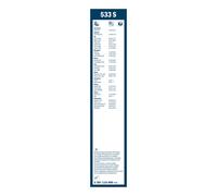 BOSCH 3 397 118 406 Wiper Blade for ALFA ROMEO,AUDI,CHERY,CHEVROLET,DAIHATSU