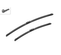Bosch Wiper Blade Aerotwin A936S, Length: 600mm/475mm - Set of Front Wiper Blades - Only for Left-Hand Drive (EU)