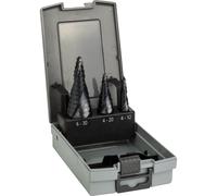 Bosch 3 Piece HSS-AlTiN Step Drill Bit Set
