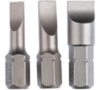 Bosch 3 Piece Slotted Screwdriver Bit Set