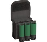 Bosch 3 x PRO Impact Socket Set with PET Covers (92 x 38 mm, Professional Accessories Drill and Screwdriver)