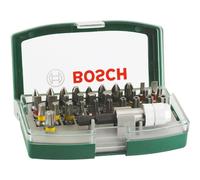 Bosch 32pc. Screwdriver Bit Set (PH-, PZ-, Hex-, T-, TH-, S-Bit, Accessories Drill and Screwdriver)