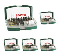 Bosch 32pc. Screwdriver Bit Set (PH-, PZ-, Hex-, T-, TH-, S-Bit, Accessories Drill and Screwdriver) (Pack of 5)