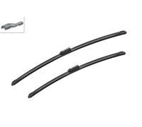 Bosch Aerotwin A 224 S - Front Windscreen Wipers - Set of 2 Replacement Blades - Comes with Pre-assembled Adapter - 2 Blades, 650mm/550mm - Only for right-hand drive (UK)