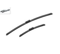 Bosch Front Car Windscreen Wiper Blade AEROTWIN 600mm + 340mm A300S