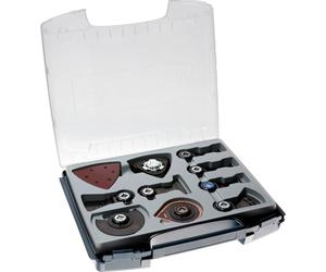 Bosch 33x All-in-One i-Boxx Set, 33 pcs | for Stainless Steel Pipes, Metal pipes and profiles, 370 x 320 mm, Professional Accessory Multitool