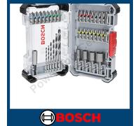 Bosch 35 Pcs Extra Hard Screwdriver Bit and Metal HSS Drill Bit Set - 2607017726