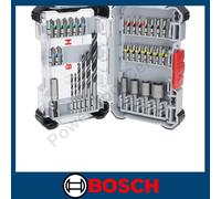 Bosch 35 pcs Extra Hard Screwdriver Bit and PRO Wood Drill Bit Set - 2607017725